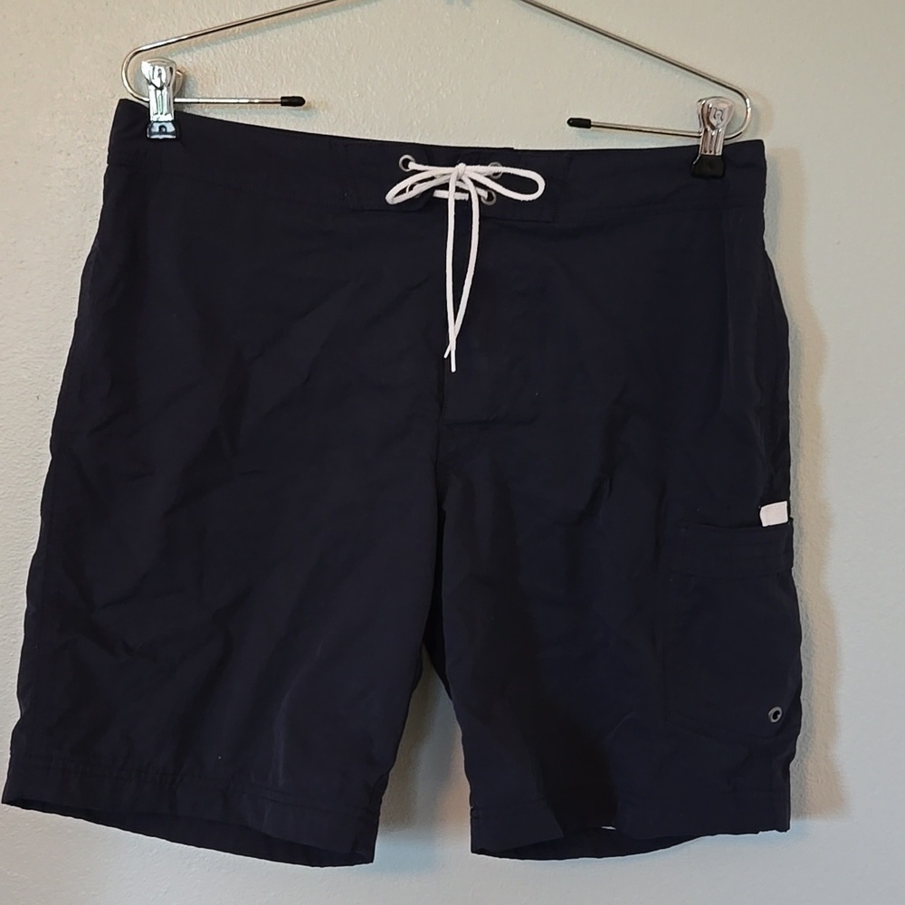 J. Crew Navy Swim Trunks Size 32